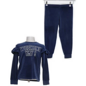 Here + There by C&A, Freizeitanzug, Größe: 128, Polyester, Blau, Print #PKs - Bild 1 von 5