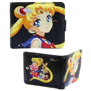 New Usagi Tsukino SAILOR MOON BiFold Wallet with Button Sera Mun Credit Card - Picture 1 of 2