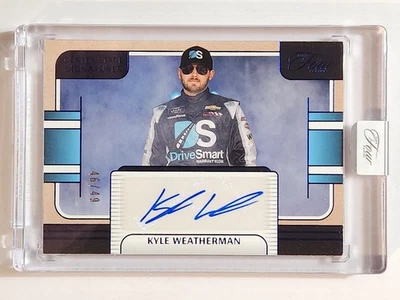 2025 Turn Four Racing Center Stage Auto #CSS-KWT Kyle Weatherman Blue #46/49 - Image 1 of 2