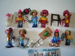 KINDER SURPRISE SET - ESKIMOS INUIT PEOPLE 1994 - TOYS FIGURES MINIATURES - Picture 1 of 1