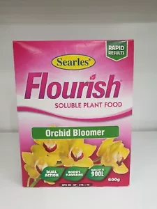 Outdoor Garden Fertiliser Searles Flourish Flowers Orchid Bloom Plant Food 500g - Picture 1 of 3