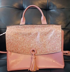 Patricia Nash Mollia Satchel Blush Bouquet CROSSBODY SHOULDER PURSE HANDBAG - Picture 1 of 14