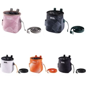 Petzl Saka Ergonomic Chalk Bag Rock Climbing Bouldering (Various Designs) - Picture 1 of 6