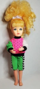 Muñeca Creata 1985 rubia cabello rizado 6,5" de alto vintage hermoso cabello ¡¡BONITO!!! - Imagen 1 de 12