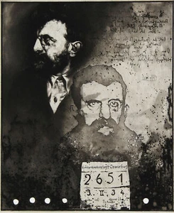 KLAUS BÖTTGER - zu Erich Mühsam - Radierung - 1979 - Bild 1 von 3