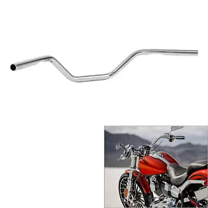 Chrome 5'' Rise 1" Ape Hanger Bar Handlebar Fit For Harley Sportster XL1200 Dyna - Picture 1 of 9