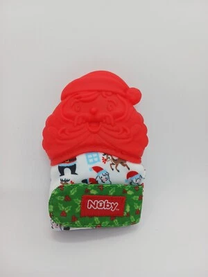 Happy Hands Teething Mitten Nuby Bpa Free Santa Clause 3Month+ - Image 1 of 3