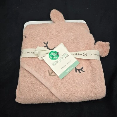 Toalla de baño con capucha Pink Bunny para bebé - Little Planet de Carters - Nueva Foto 1 de 4