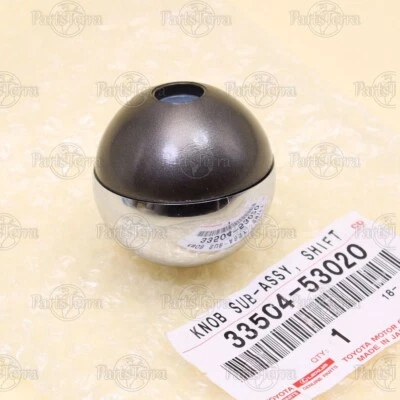 New OEM Genuine Toyota MR2 SPYDER Lexus IS300 Chrome Shift Lever Knob 3350453020 Foto 1 de 4