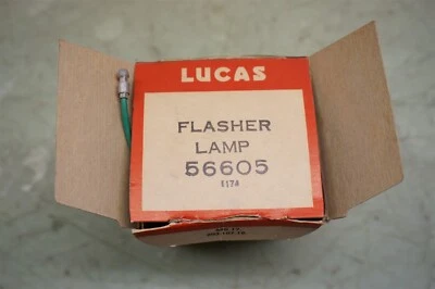 Intermitente de señal de giro genuino Lucas Triumph BSA 56605 *TZ8 Foto 1 de 4