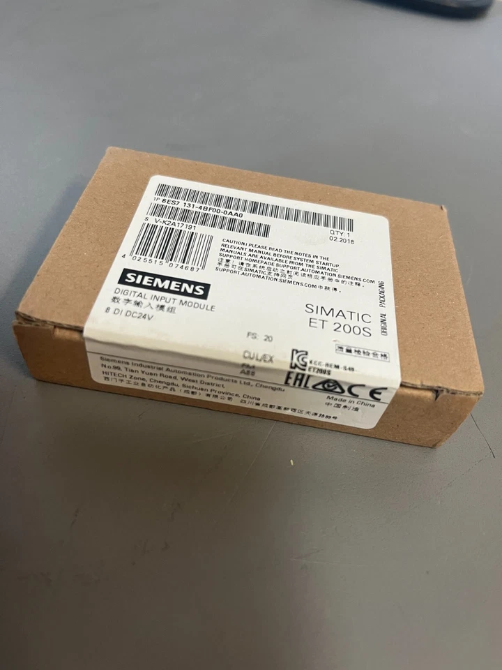 全新未拆封西门子 6ES7 131-4BF00-0AA0 数字输入模块 6ES71314BF000AA0 — 第 1/1 张图片