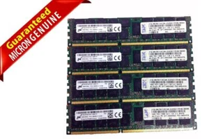 Lot of 4 Micron MT36JSF2G72PZ-1G6E1FF 4x16GB 2Rx4 PC3-12800R Server Memory - Picture 1 of 6
