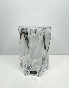 Kosta Boda Collection Twisted Signed Huge Heavy Glass Candle Goran Warff Sweden - Picture 1 of 7