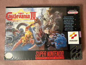 Super Castlevania IV SNES - Brand New - Sealed - Hang Tab Intact!