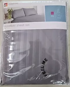 Microfiber Comfort 4 Piece Bed Sheet Set Deep Pocket Bed Sheet - Picture 1 of 3