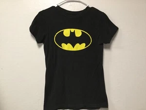 Boys Graphic Shirt Size Medium Black Short Sleeve Batman DC Comics 218 - Picture 1 of 4