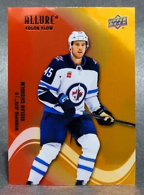 2022-23 Upper Deck Allure Color Flow Red Orange #SF-98 Declan Chisholm - Image 1 of 2