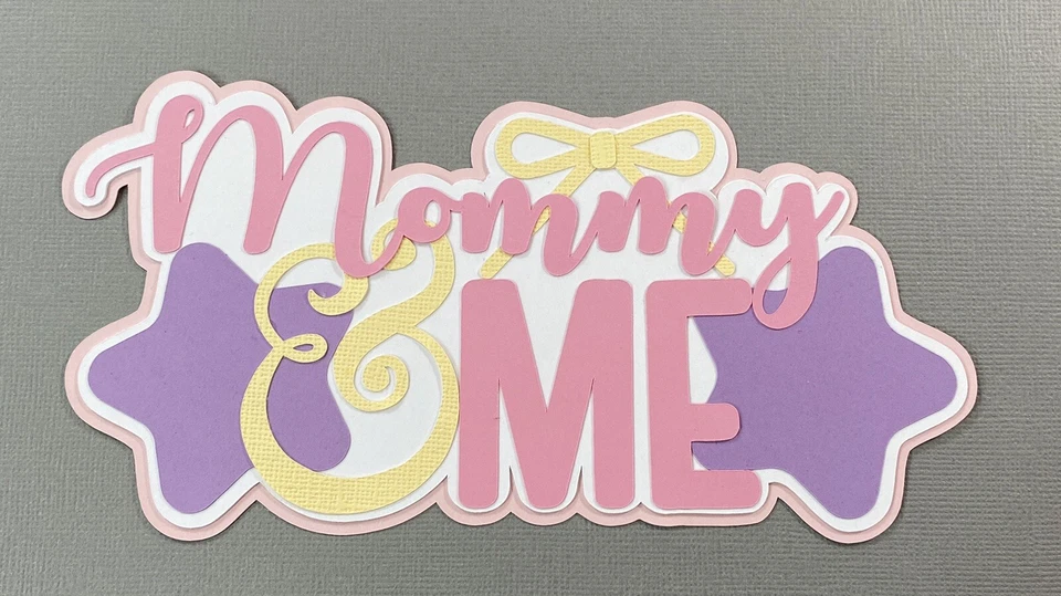 Adorno troquelado para álbumes de recortes Mommy And Me Foto 1 de 1