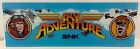 Vintage 1989 SNK Sky Adventure Arcade Game Marquee Sign 8" x 23"