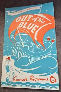 1950 Pier Pavilion Herne Bay Theatre Programme Out of The Blue Revue - Picture 1 of 7
