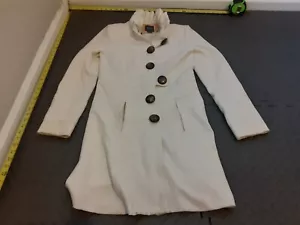 XOXO Womens White Outerwear Jacket Coat Medium #S149 - Picture 1 of 6