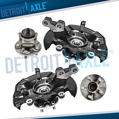 Kit de cojinetes de buje de rueda trasera con nudillos de dirección delantera para Toyota Corolla Matrix Foto 1 de 4