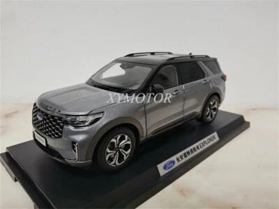 1:18 Ford EXPLORER 2023 SUV Off-road Diecas Car Model Toys Gifts Collection Gray - Immagine 1 di 4