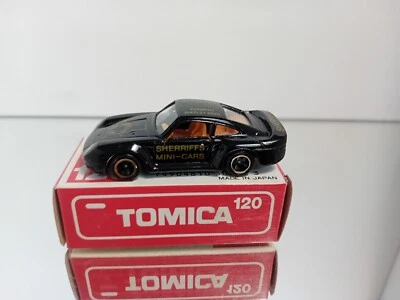 Tomica 120 Porsche 959 Sherriffs Mini Cars Promo Made in Japan Near Mint In Box - Immagine 1 di 4