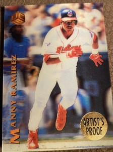 1995 Sportflix UC3 Artist's Proof Manny Ramirez #134