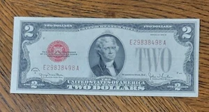 United Stated of America, 2 dollars 1928 Banknote, great grade. - Picture 1 of 2