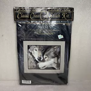Cross My Heart Classic Kit punto croce compagni CSBK-175 1999 coppia lupi lupi - Foto 1 di 5
