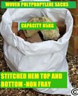 10 Woven Polypropylene Heavy Duty Rubble Bags/Sacks Builders Garden Clearance
