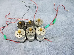 YFM31SYT001-1 Electric DC motors 6V-24V Used Excellent condition 6 ea Toys SML1 - Picture 1 of 4