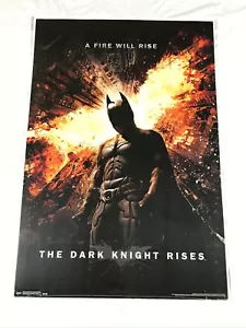 The Dark Knight Rises Movie Poster / 'A Fire Will Rise' / 36" x 24" / Batman New - Picture 1 of 4