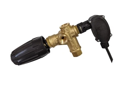 P.A SRL Genuine Tecomec VRT3 Adjustable Unloader Valve with pressure switch - Black