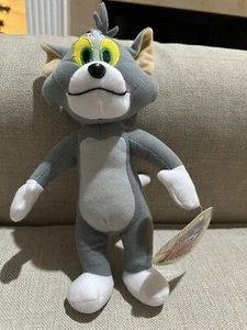 NEW Tom The Cat 11” Plush Tom & Jerry Cartoon Toy Factory NWT Stuffed Animal - Picture 1 of 10