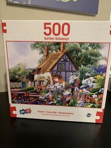 April Cottage - Sealed 500 piece puzzle - Sure Lox Garden Getaways Photos - Picture 1 of 2