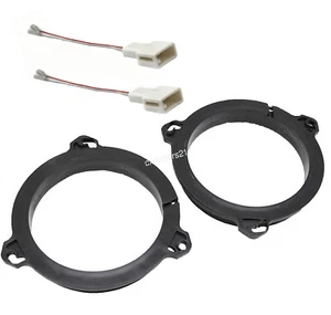 6.5" Speaker Adapters Harness Rear Door Set for Toyota 4Runner Sequoia 2003-2015 - Picture 1 of 7