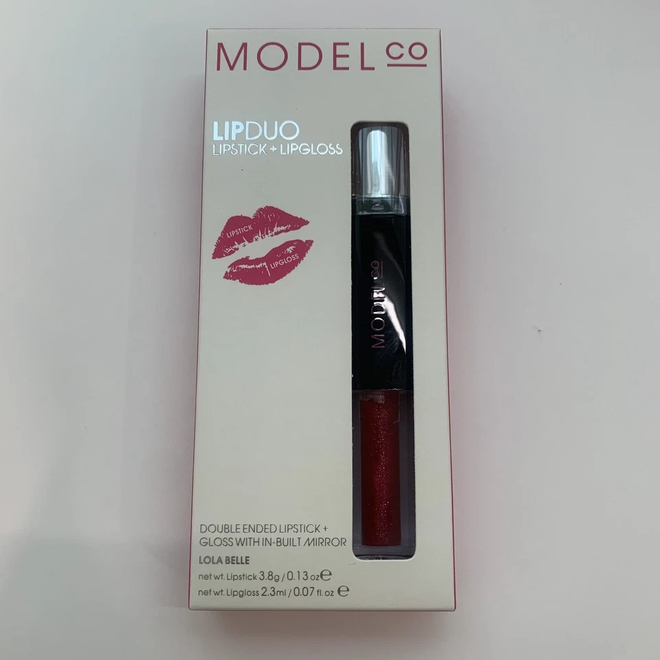 ModelCo Lip Duo Double Ended Lipstick & Lip Gloss With Mirror - Lola Belle - Image 1 of 1