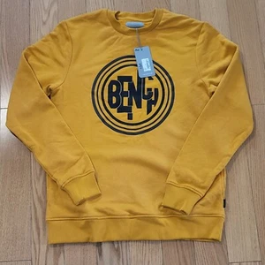 Bench Unisex Sweater Crew Neck Sweatshirt Yellow - Picture 1 of 8