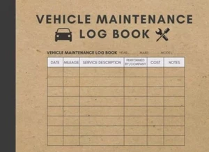 Fahrzeugpflege Fahrtenbuch: Reparatur und Service Fahrtenbuch für PKW Wohnmobil Jeep Tr - Bild 1 von 3