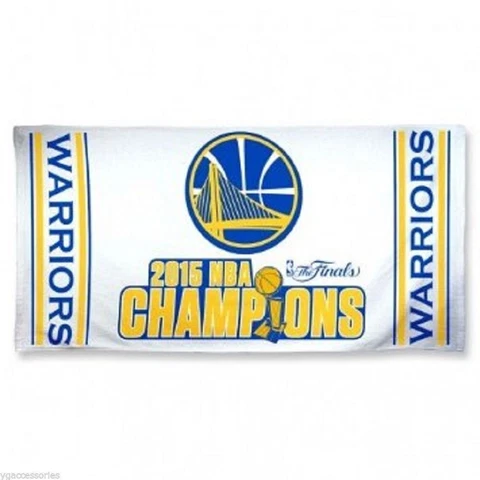 NBA Golden State Warriors 2015 Finals Champs 30" x 60" Beach Pool Dorm Towel NEW Cover