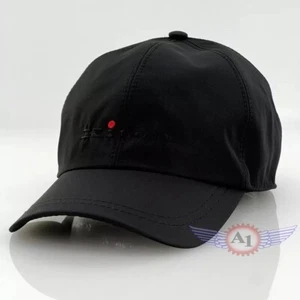 Gorra de béisbol deportiva Kiton para hombre plana premium sombrero negro - Imagen 1 de 5