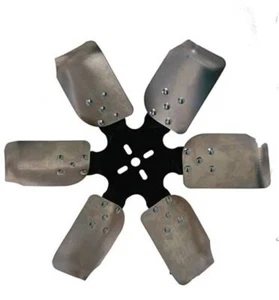 6 BLADE HEAVY DUTY COOLING FAN 18" ALUMINUM GM FORD MOPAR STANDARD ROTATE - Picture 1 of 1