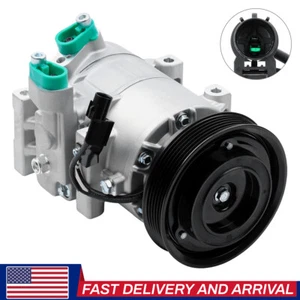 A/C AC Compressor For 2012-2017 Hyundai Veloster 2012-2014 Hyundai Accent - Picture 1 of 13