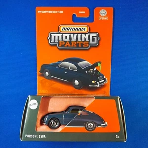 New Matchbox Moving Parts " Porsche 356A " #2/50 Dark Blue - Picture 1 of 8