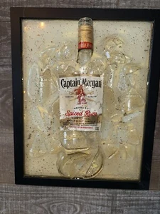 Captain Morgan Spiced Rum Bottle Wall Art/decor ONE OF A KIND! - Picture 1 of 10