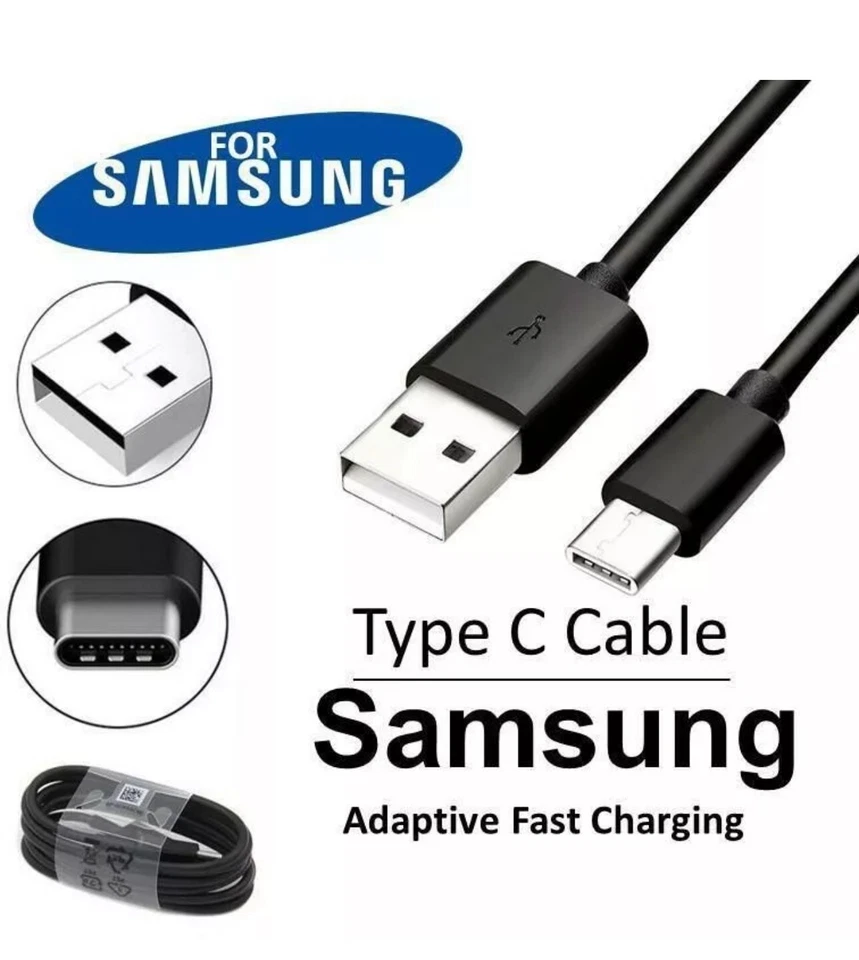 Genuine Samsung Type C USB Fast Charging Data Sync Cable Lead - Image 1 of 1