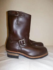 NEW Vtg RED WING 2269 Steel Toe BROWN Motorcycle ENGINEER Biker BOOTS 8.5 D~USA - Picture 1 of 9