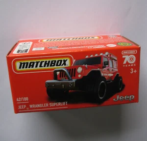 Jeep Wrangler Superlift ** Matchbox Power Grab USA 979H Anniversary 1:64 - Bild 1 von 2